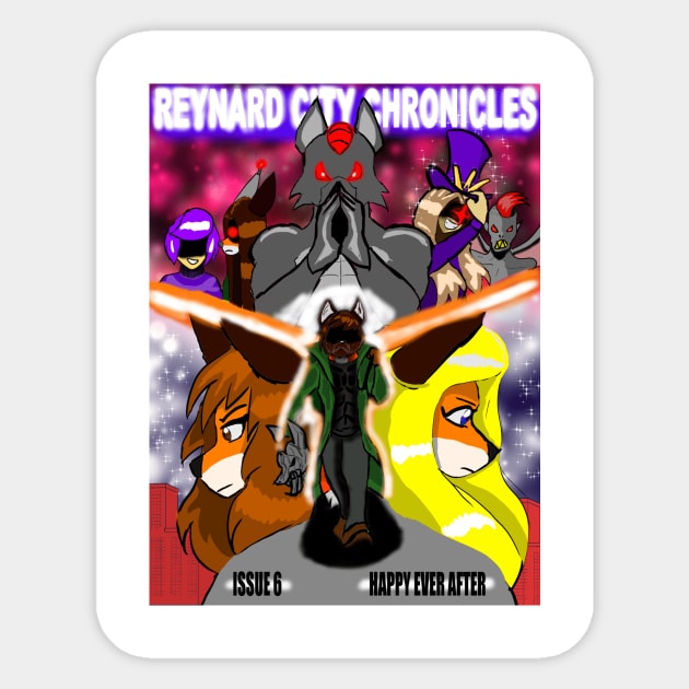 Reynard City Chronicles Issue 6 cover Sticker by Reynard City